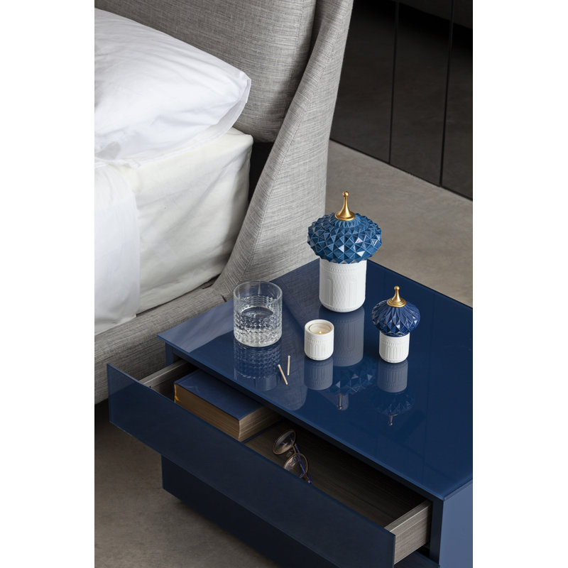 Spire Scented Jar Candle, Blue