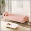 Canapé-lit pliant moderne en velours 71,26 po Quiniya avec deux coussins décoratifs pour le salon-784467040