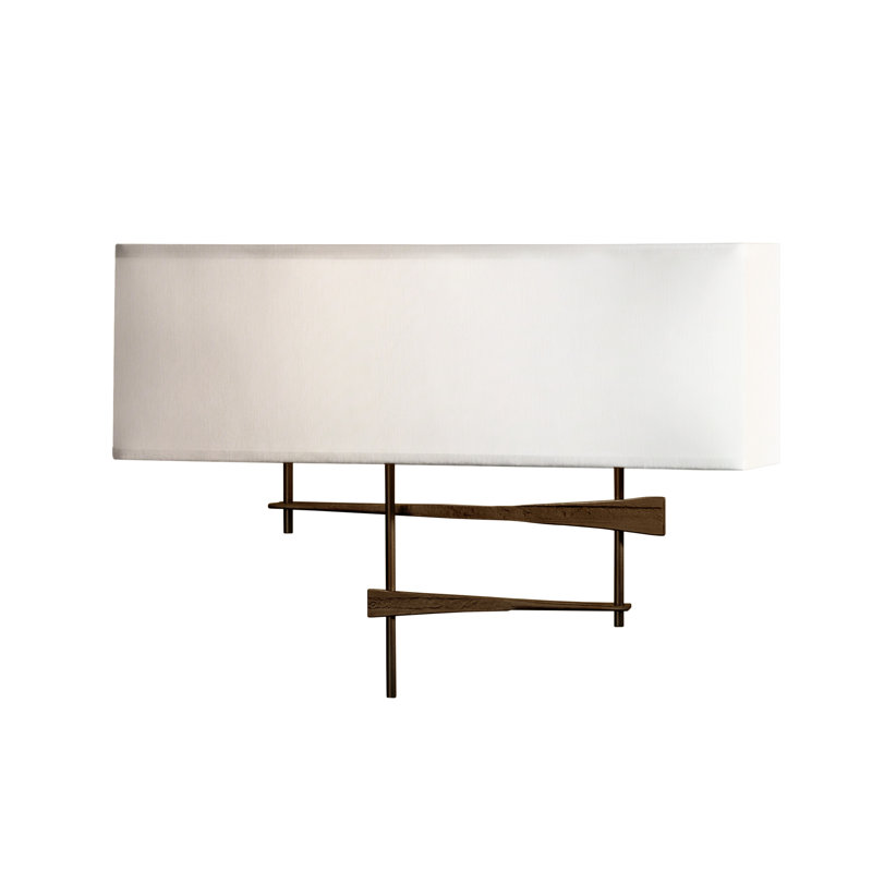Applique murale encastrée 2 lumières Cavaletti, Anna ton naturel, Bronze