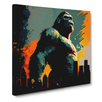 King Kong Palette Knife Painting No.1 - Wrapped Canvas