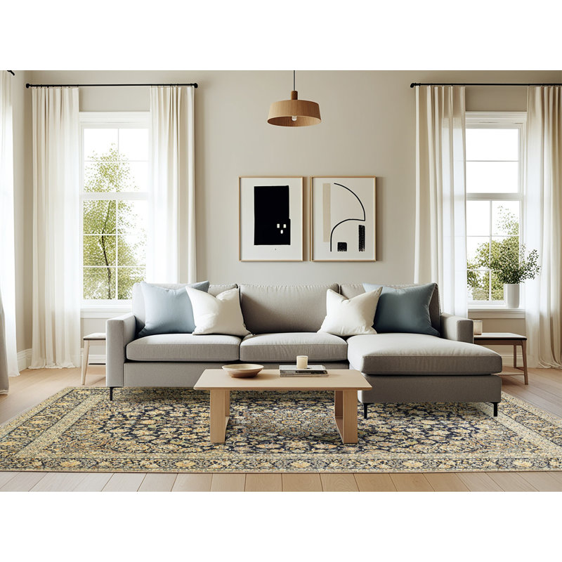 Kyron Oriental Indoor Rug, Rectangle 6' x 9'