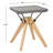 Berkley Concrete Top End Table