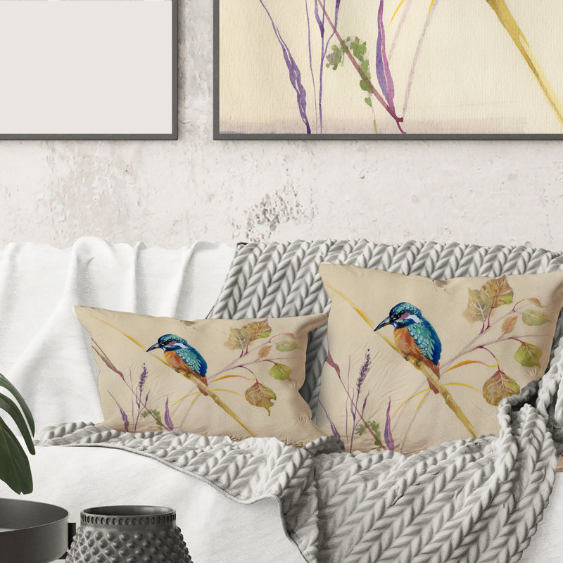 Housse de coussin rectangulaire et insert