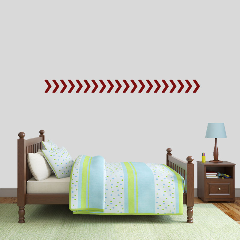 Abstract Wall Decal, Cranberry