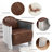 Alvenia 31.1"W Tufted Genuine Leather Accent Armchair-773967292