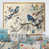 Toile avec cadre flottant or