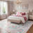 Kaldi Floral Washable Area Rug Non-Slip Stain Resistant Low-Pile Boho Large Indoor Throw Carpet-266328480