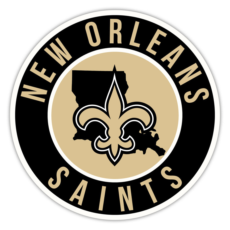 New Orleans Saints Bright Line - Cercle de 16 po avec État