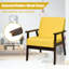 Fauteuil en lin l 23 po Janyce-795444101