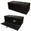 Banc de rangement rembourré en cuir de 18,5 po de hauteur