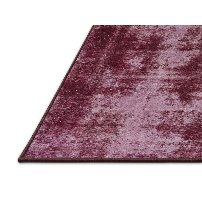Tapis décoratif multicolore à motif abstrait, Rectangle 2 pi x 4 pi
