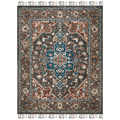 Tapis oriental en laine touffeté à la main Vahakn