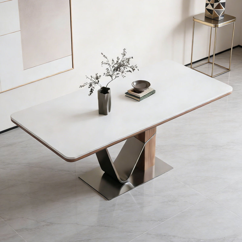 Italian Light Luxury Rectangular Dining Table
