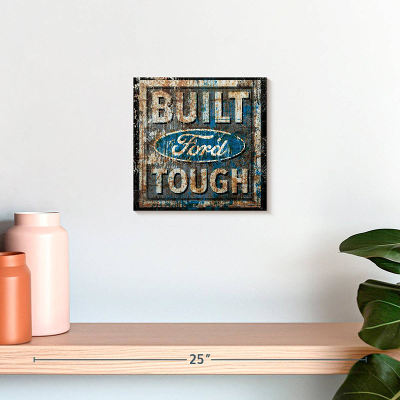 Plaque murale Kickelige Old Ford, H 10 po x l 10 po