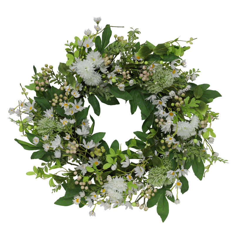 Faux Pine Polyester 24'' Wreath