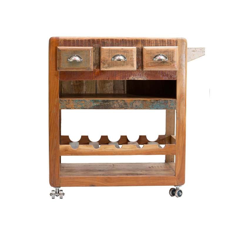 Rukhsar 78cm W Kitchen Island