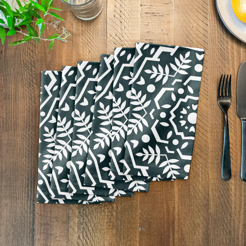Serviette de table sarcelle 10 po Lilli-May
