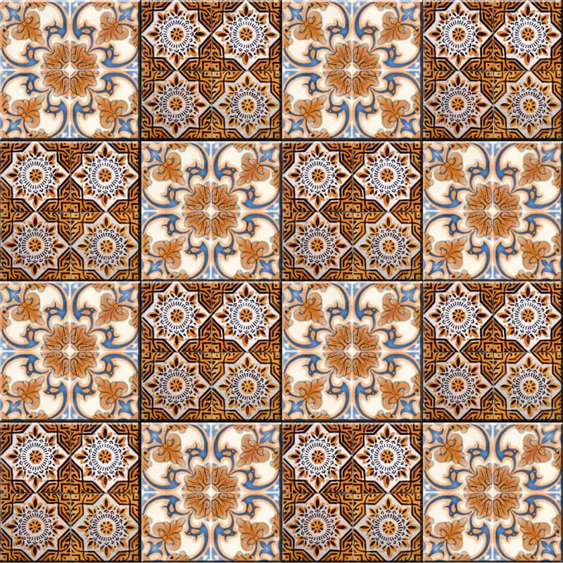 Carreau de mosaïque auto-adhésif en vinyle 5 po x 5 po