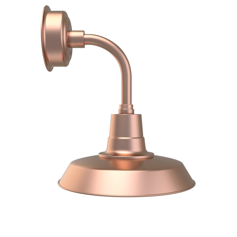 Paulina LED Barn Light, Solid Copper, 25.25" H x 14" W x 17.78" D