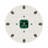 Asscher White Beaded Smooth Tabletop Set