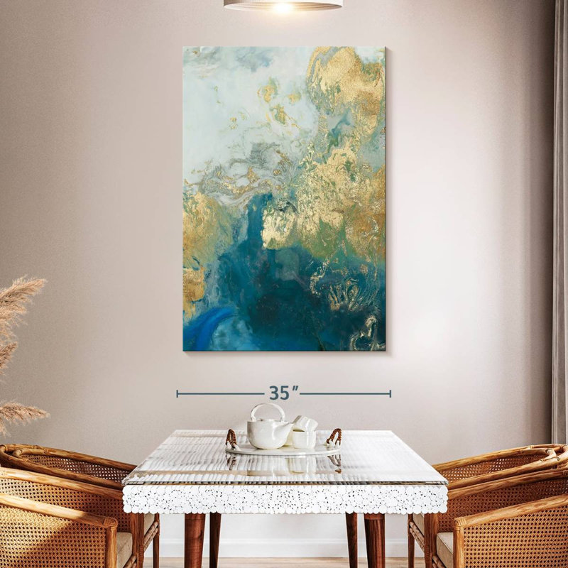 Avery Ocean Splash II, 51" H x 34" W