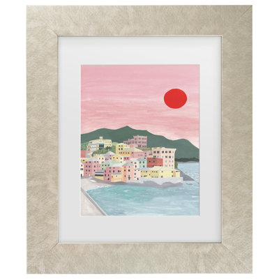 Sarah Frances Genoa Italy Matted Framed Art