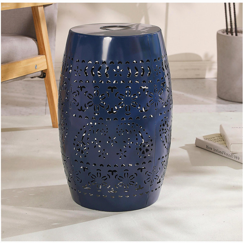 SOLAR SIDE TABLE,DARK BLUE COLOR, Navy