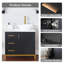  Ensemble de meuble-lavabo simple autoportant Modern-1888346040