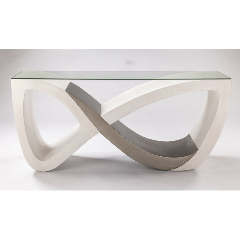 69'' W Glass Console Table