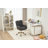 Teddy Swivel Office Chair With Metal Base-1765558885