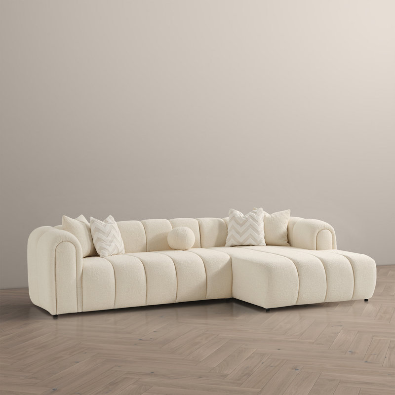 Danajia Upholstered L-Shaped Sectional Right Hand Facing