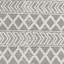 Géométrique tissé à plat recyclé P.E.T. Tapis gris-982074071