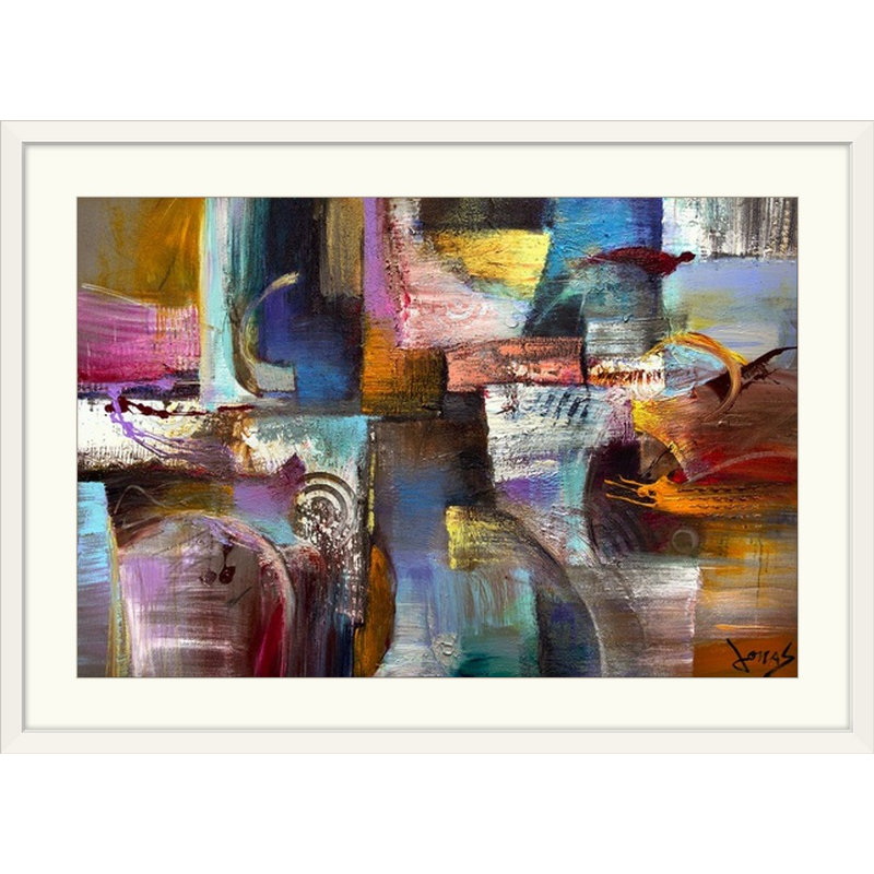 «Metro Heights V» par Frioucheburg, impression, H 24 po x l 32 po x P 1 po, Cadre blanc