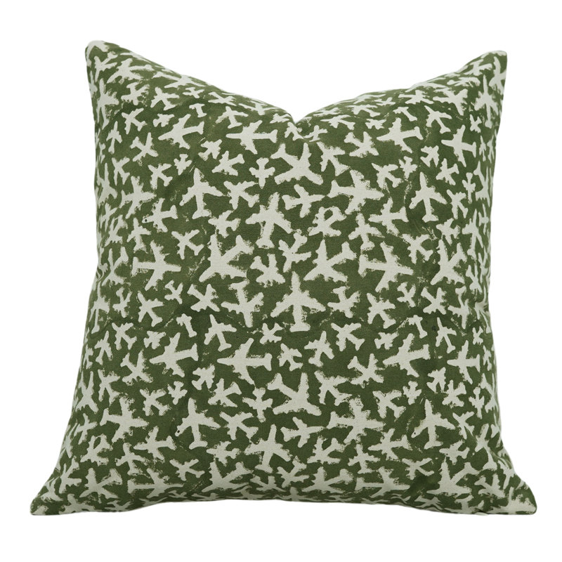 Housse de coussin en coton Floral, H 12 po x l 20 po, Rectangulaire