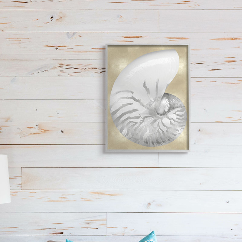 Glam Tiger rayé gris coquillage neutre sur beige, Estampe numérique Farmhouse, H 14 po x l 11 po