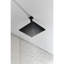 Douche de pluie carrée 16 pouces en acier inoxydable 304 - Tête noire mat-121077183