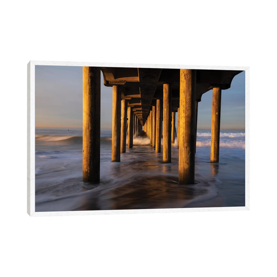 Manhattan Beach Pier von unten, Kalifornien, USA