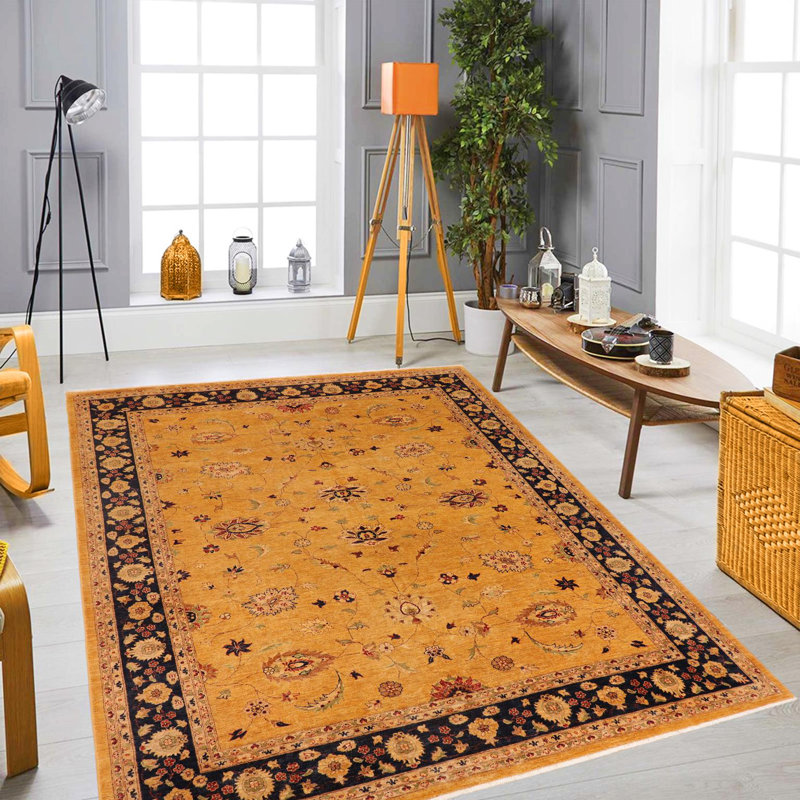 Tapis oriental en laine noué à la main à motif oriental de 10 pi 1 po x 13 pi 3 po Baesemann