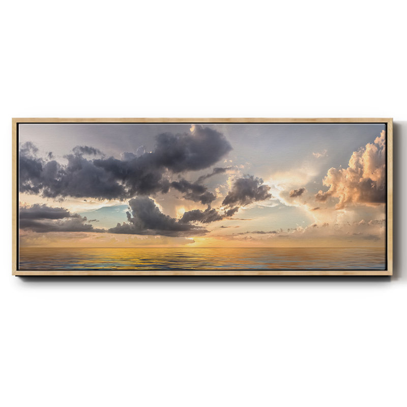 «Heavenly Sunset», reproduction sur toile, H 20 po x l 50 po x P 1,5 po, Naturel