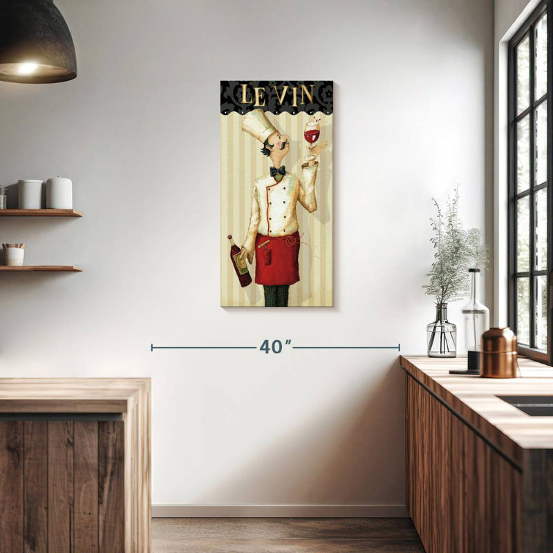 Chef de cuisine I, H 36 po x l 18 po