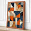 Geometric Tile Study Mid-Century - Wrapped Canvas-1233033240-1233033248