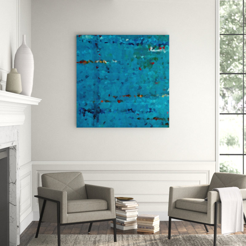 Landscape Study 2' Framed Print on Canvas