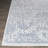 Ouzts Floral Oyster Slate Blue Performance Area Rug-19167525