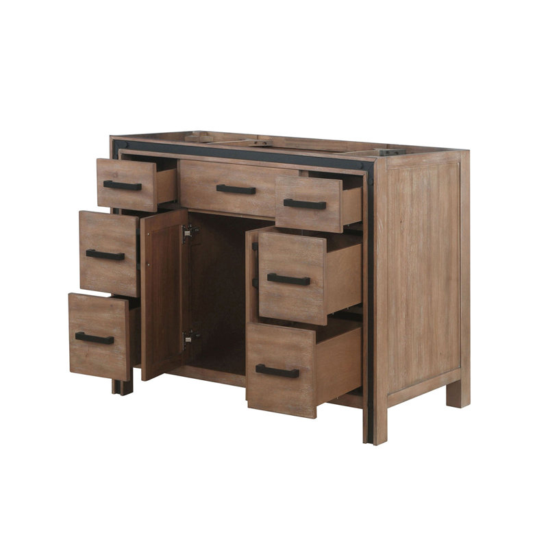 Meuble-lavabo l 48 po x P 22 po, Bois de grange