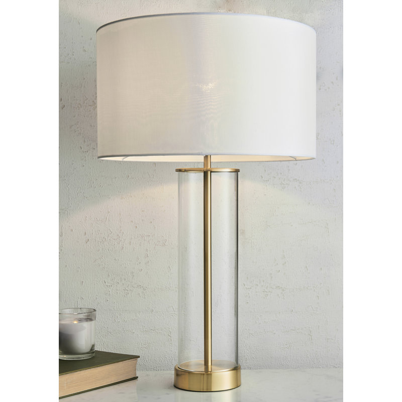 Lolita 57Cm Glass Table Lamp, Brushed Gold