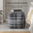 Guinda 18' Dark Gray Upholstered Pouf Ottoman-593120213