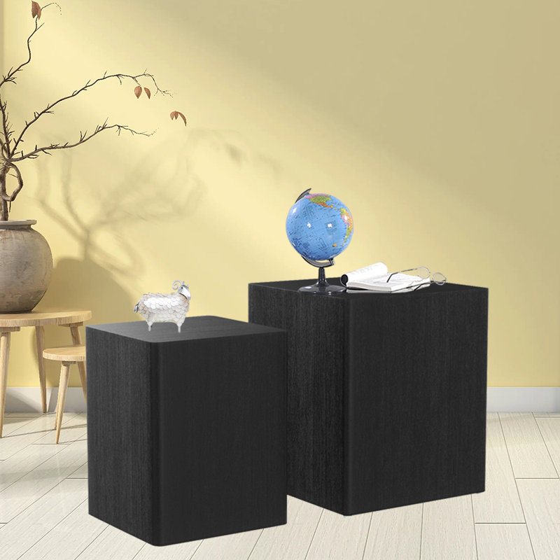 Tables gigognes Eric Block, Noir