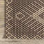 Tapis en mélange de coton à motif géométrique Leith-189239029