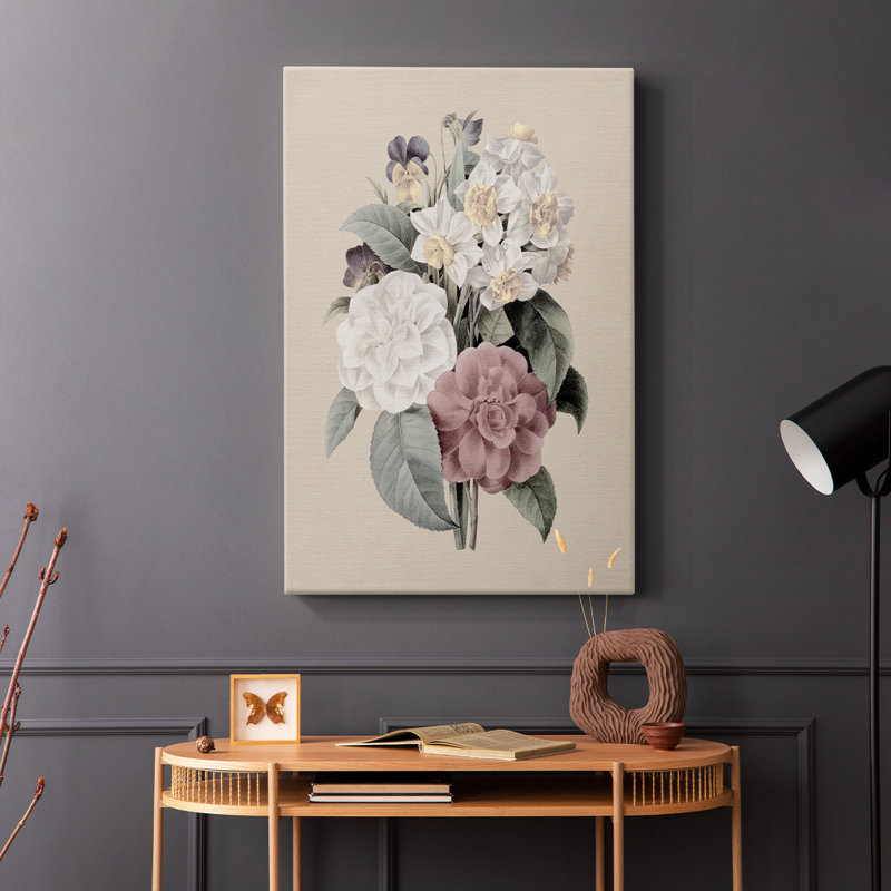 Botanique antique II - Cavas enveloppés de galerie, H 18 po x l 12 po