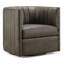 Fauteuil demi-tonneau pivotant de 31,1 po Anniya-1264369817